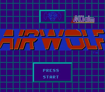 Airwolf (USA) (Acclaim) screen shot title